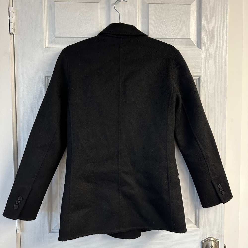 Navie Double Breasted Patch Detail Coat - Picture 4 of 6